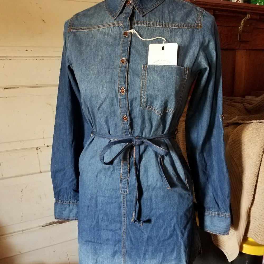 đ New beautiful Blue Denim dress - Picture 8 of 8
